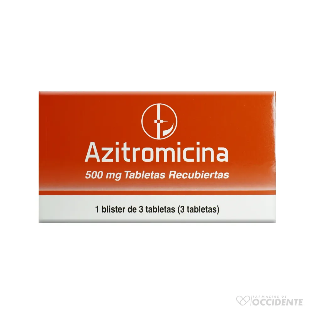 Azitromicina 500mg x3 Tabletas Caplin  