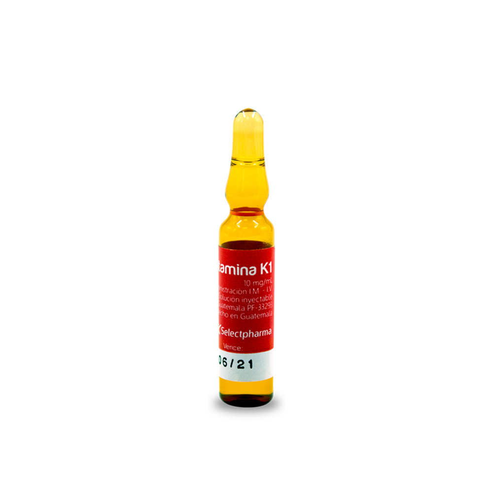 Vitamina K Ampolla Inyectable Selectpharma 