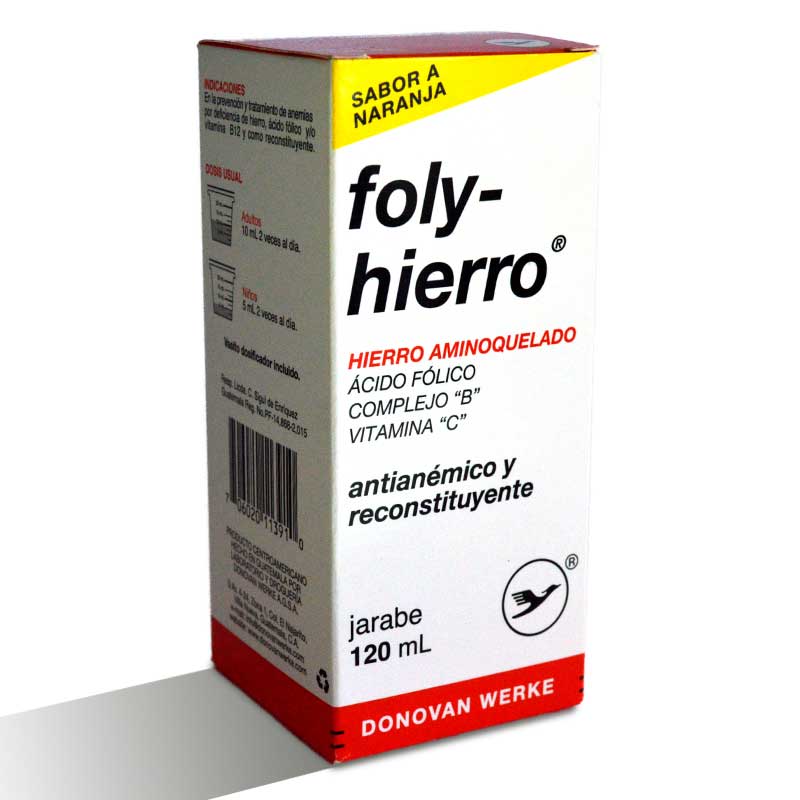 Foly Hierro Jarabe 120ml 