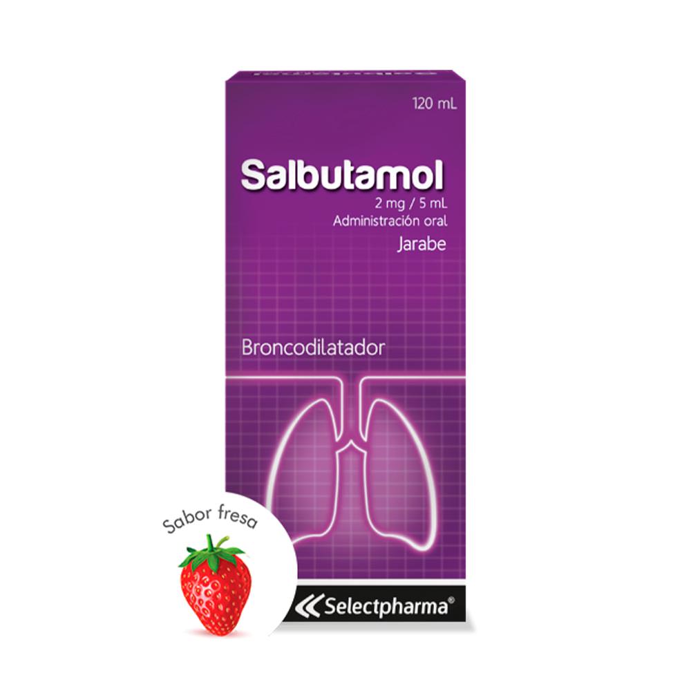 Salbutamol 2ml/5ml Jarabe 120ml Selectpharma 