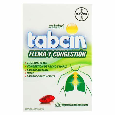 Tabcin Flema y Congestión  Gel Caps 