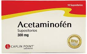 Acetaminofén Supositorio 300mg Caplin