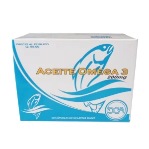 Aceite Omega 3 200mg x5 CapsGel Conamep 