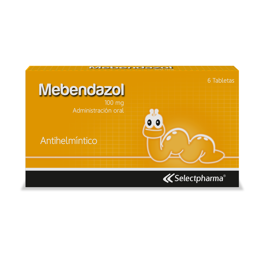 Mebendazol x6 Tabletas 100mg Selectpharma  