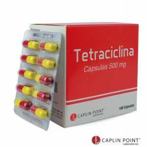 Tetraciclina Cápsula 500mg Caplin  