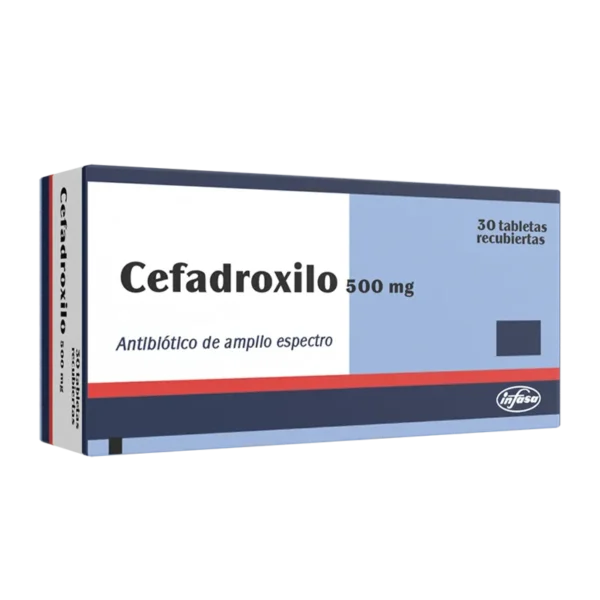 Cefadroxilo 500mg Tabletas Infasa 