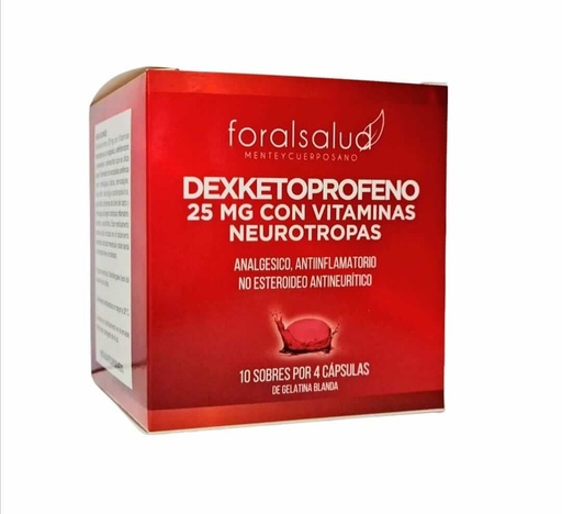 [405] Dexketoprofeno + Neurotropas Cápsula Foral Salud 