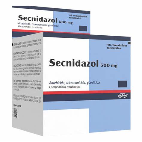 [592] Secnidazol 500mg x4 Tabletas Infasa  