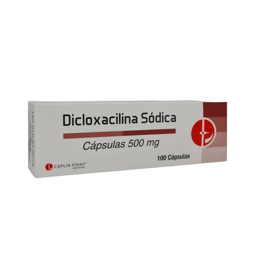 Dicloxacilina Sódica 500mg Cápsula Caplin 