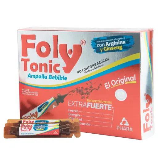 [967] Foly Tonic *10 Ampollas Bebibles