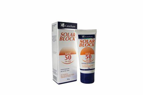 [1124] Solar Block (Protector Solar) 50 SPF Crema Frasco 50 gr