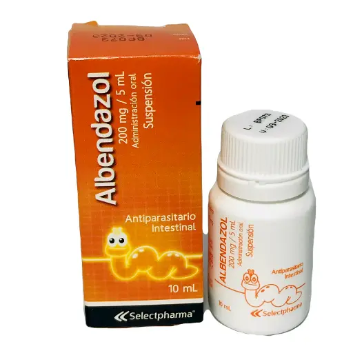 [136] Albendazol Suspensión 10ml Selectpharma 